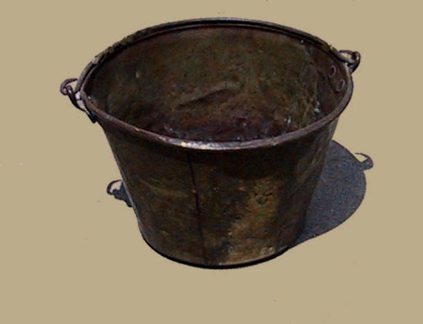 brass bucket